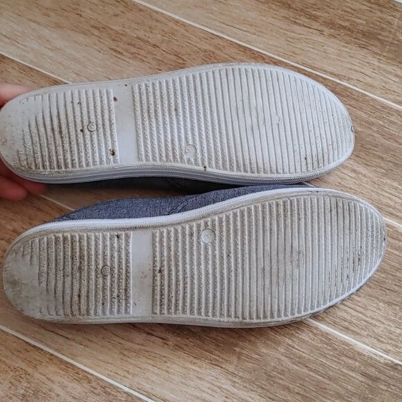 URBAN MAN blue canva lace sneakers canvas shoes size 8 - Picture 7 of 8